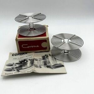 (2) Vtg Stainless Steel 35mm Film Reel 36 EXP 35MM Dark Room Japan - Unused
